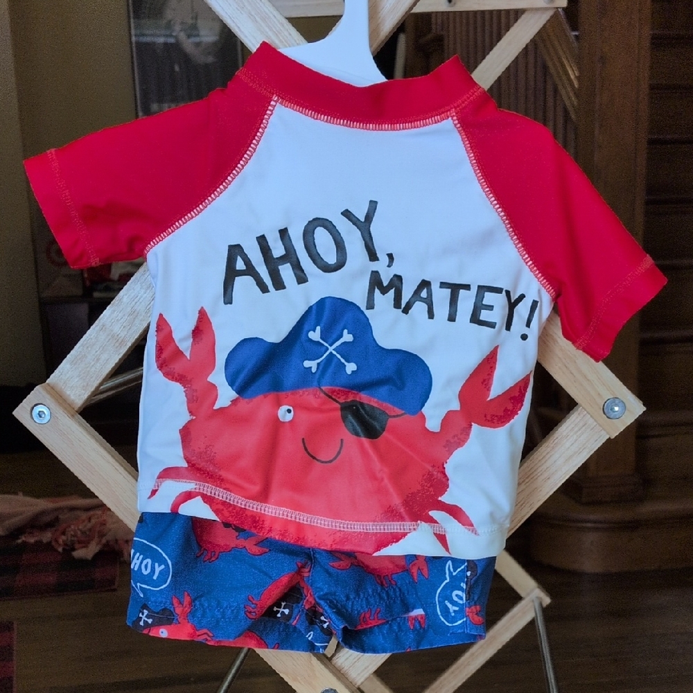 Crab swim suit set
